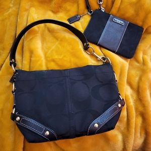 Coach purse and wallet set